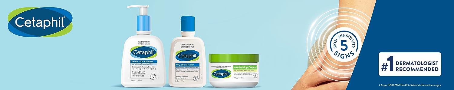 Cetaphil India - Number 1 Doctor-recommended Skincare Shop online at PIxies.in India