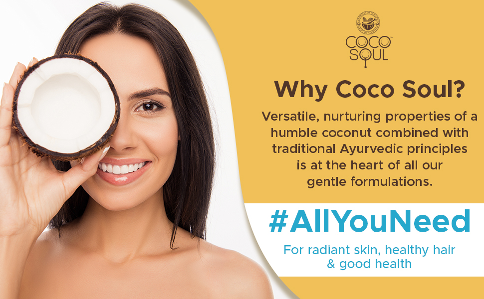 Cocosoul Long Strong & Black range is made with select Ayurvedic Kesha herbs and oils which are recommended by Ayurvedic Acharyas for long strong and black hair.