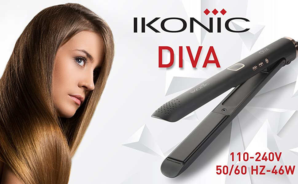 Buy Ikonic Professional Diva Hair Straightener Black Online in India |  Pixies