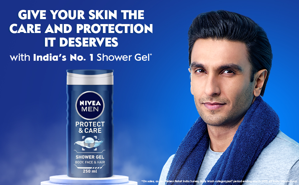 Buy NIVEA Men Body Wash,Protect & Care with Aloe Vera, Shower Gel for Body,  Face & Hair (250ml) Online in India | Pixies