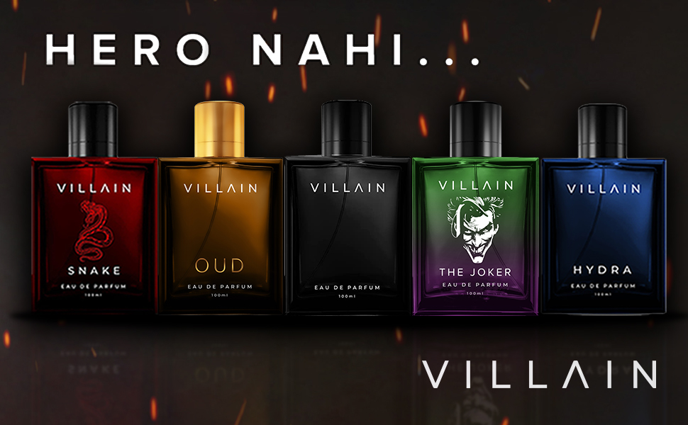 VILLAIN OUD Eau De Parfum For Men, 100ml Long Lasting Premium