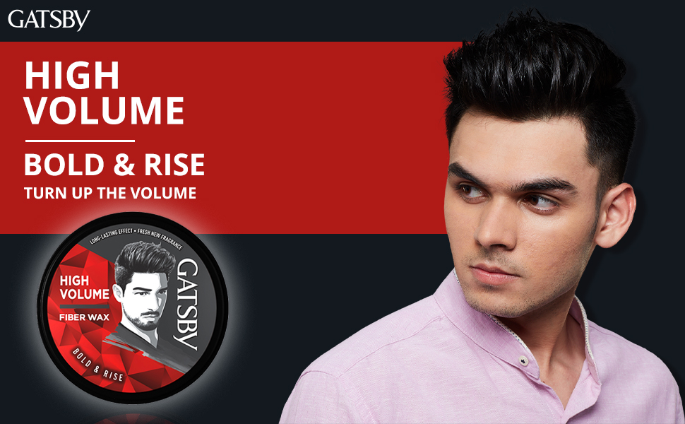 Buy Gatsby Hair Styling High Volume Fiber Wax - Bold & Rise (75gm) Online  in India | Pixies
