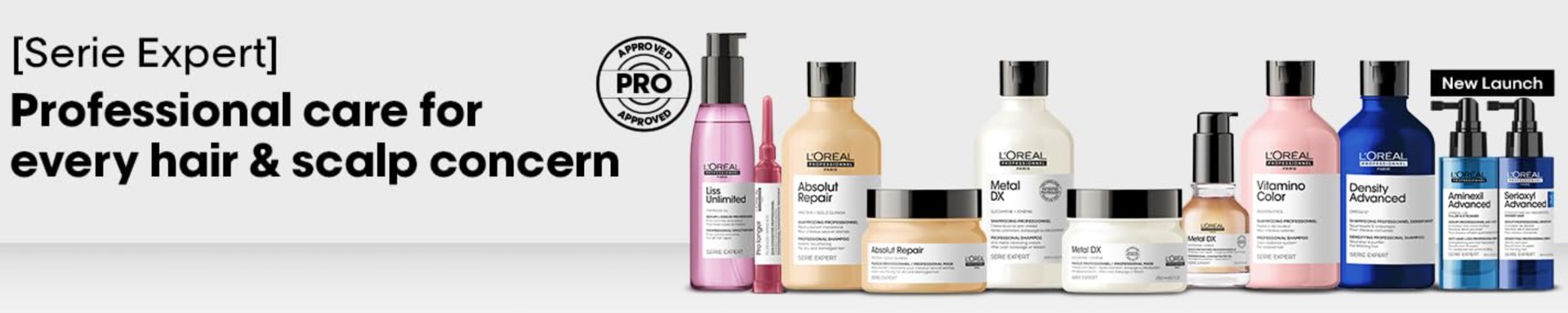 ‎L'Oréal Professionnel · ‎Available in 36 Shades · ‎Luxury Hair Colour, L'Oreal Professionnel Absolut Repair Shampoo 300ml, Hair Mask 250gm & Hair Serum 90ml, Serie Expert, xtenso care, Seri Expert